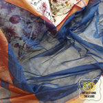 Load image into Gallery viewer, Maheshwari Silk Cotton Dupatta - Blue
