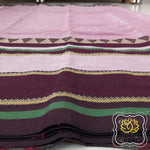 Load image into Gallery viewer, Narayanpet Mercerized Cotton Saree With Broad Border - Dusty Pink
