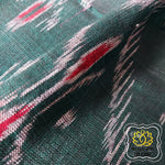 Load image into Gallery viewer, Odisha Ikkat Khandua Cotton Saree- Green &amp; Red Saree
