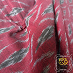 Load image into Gallery viewer, Odisha Ikkat Khandua Cotton Saree- Maroon &amp; Olive Saree
