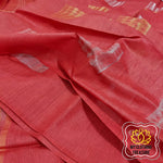 Load image into Gallery viewer, Pure Desi Tussar Silk Saree With Zari Weaving - Rusty Red
