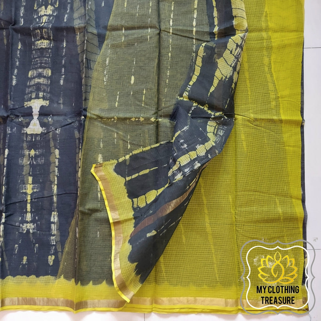 Shibori Linen Designer Saree at Rs.900/Piece in tonk offer by Daabu