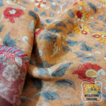 Load image into Gallery viewer, Pure Linen Kalamkari Saree In Peach
