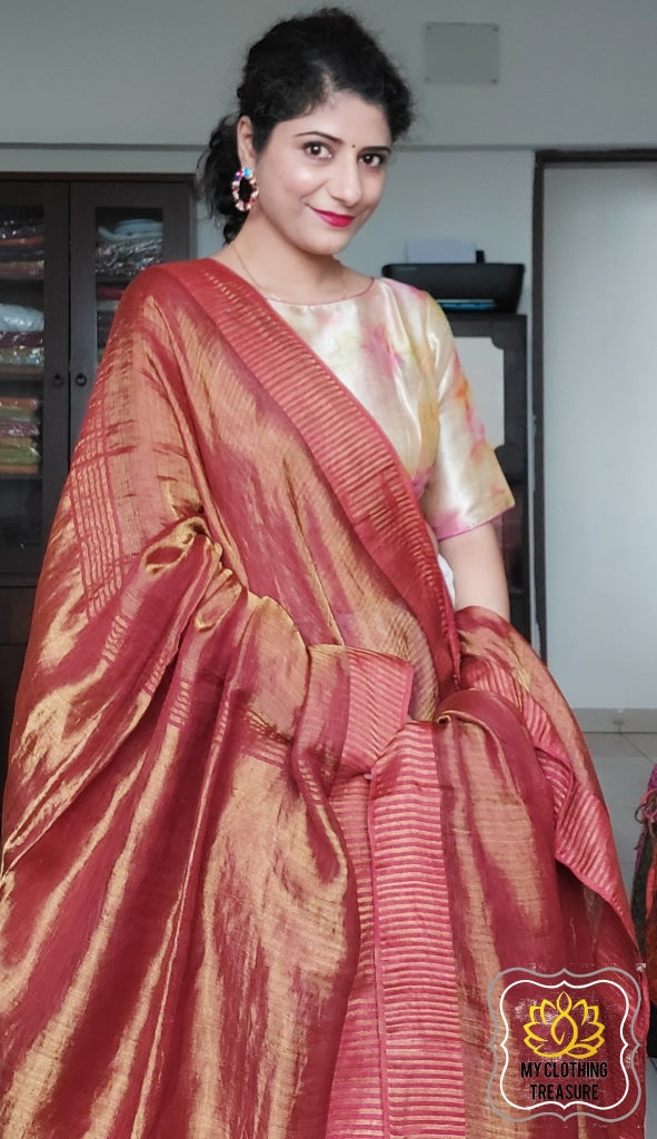 Buy Original Soft Linen Saree 03 - SareesWala.com