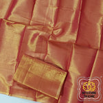 Load image into Gallery viewer, Tissue Blouse Piece- Orange Gold
